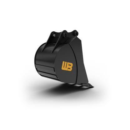 Werk-Brau Heavy Duty Bucket | Width 8"–42" | 0.75 To 12.5 Tons | For Mini Excavator & Backhoe