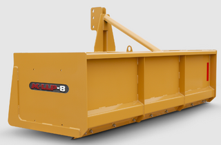 MK Martin | Land Leveler | Model LLP-8, LLP-10 & LLP-12 | Width 96"–144" | 3PT Hitch | Horsepower Max 165 HP | For Tractor