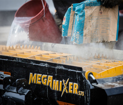 Danuser Mega Mixer For Concrete, Feed & Bulk Materials | Width 31" inches | Oil Flow Range 10-25 GPM | For Skid-Steers & Telehandlers