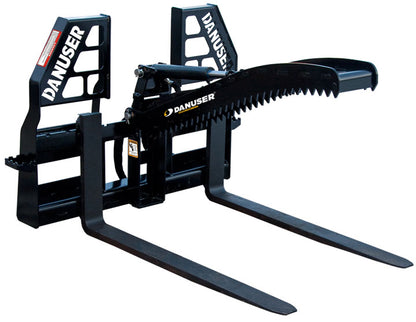 Danuser Pallet Fork Grapple Kit | Maximum Opening 55" | Oil Flow Range 10-25 GPM | For Skid Steers