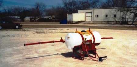 AG-Meier Industries 55-100- 200 Gal. 3 Pt. Sprayer With Boom-Broadcast Nozzle-Hose & Gun For Tractor