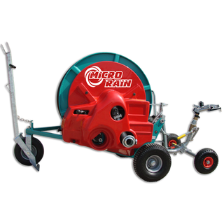 Ocmis MR-50 Micro Rain Hose Reel – 393ft | 15-60 GPM | Sime-K1 Gun Automatic Retraction | 1.5 Acre Coverage