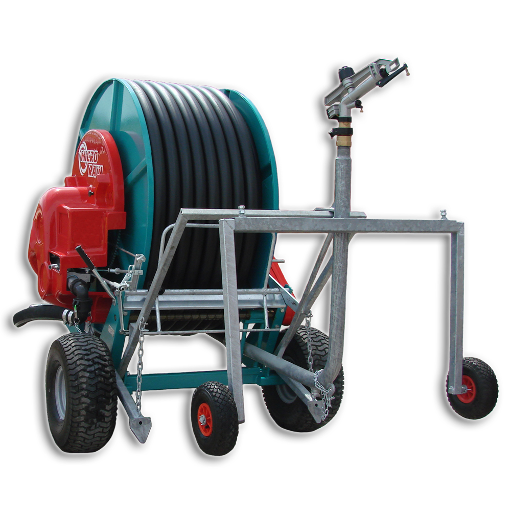 Ocmis MR-63 Micro Rain Hose Reel | 328 ft Hose | Efficient Large-Scale Irrigation System