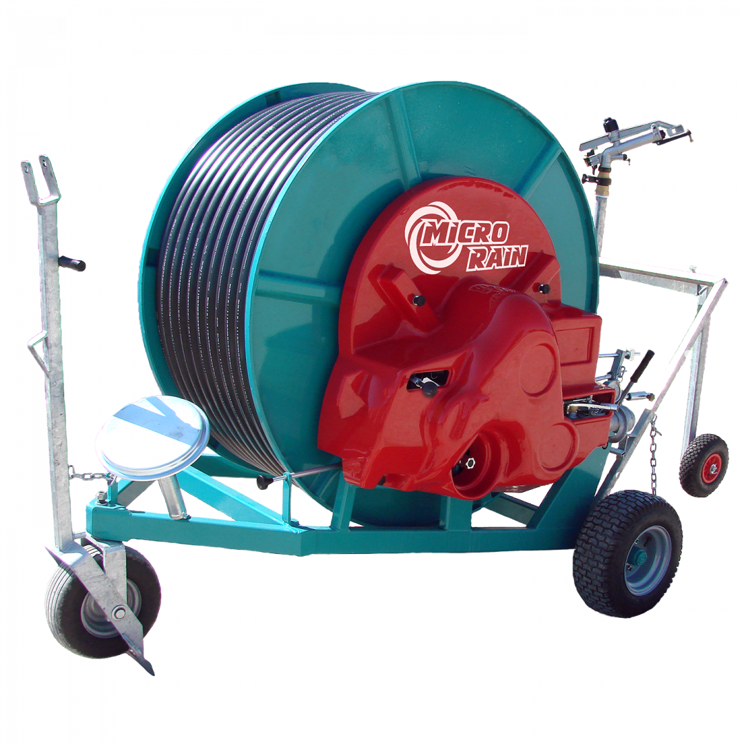 Ocmis MR-63 Micro Rain Hose Reel | 328 ft Hose | Efficient Large-Scale Irrigation System