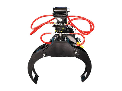 Landy Attachments Mini Skid Steer Log Grapple | Operating Width 48" | 8-13 GPM | For Mini Skid Steers