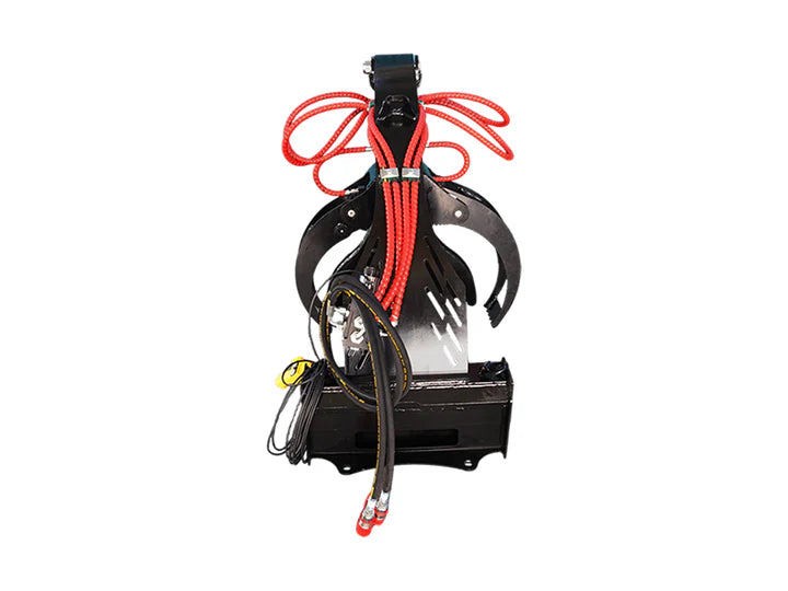 Landy Attachments Mini Skid Steer Log Grapple | Operating Width 48" | 8-13 GPM | For Mini Skid Steers