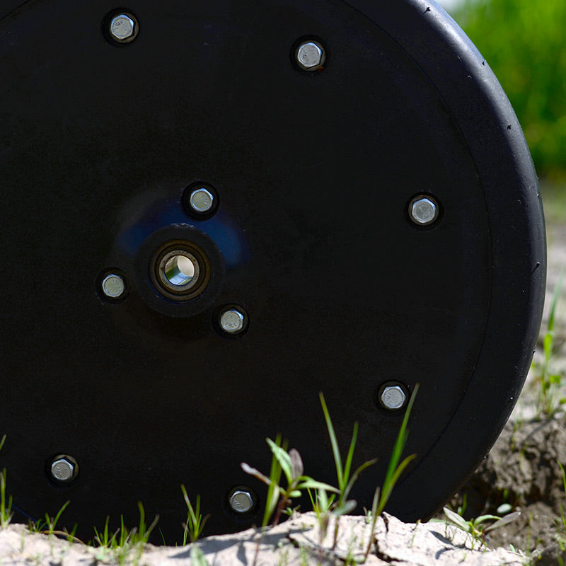 MudSmith Solid & HD Rubber Wheels | Wheel Width 3" To 4.5" | Rubber Size 2" To 4.5" | For Air Seeders, Drills, Planters