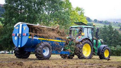 Fleming 8' Muck Spreader | Model MS1000 | Width 96" | 100 HP | For Tractor, ATV & Loaders
