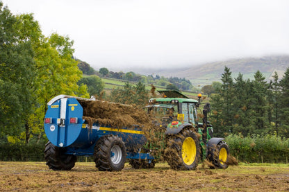 Fleming 8' Muck Spreader | Model MS1000 | Width 96" | 100 HP | For Tractor, ATV & Loaders