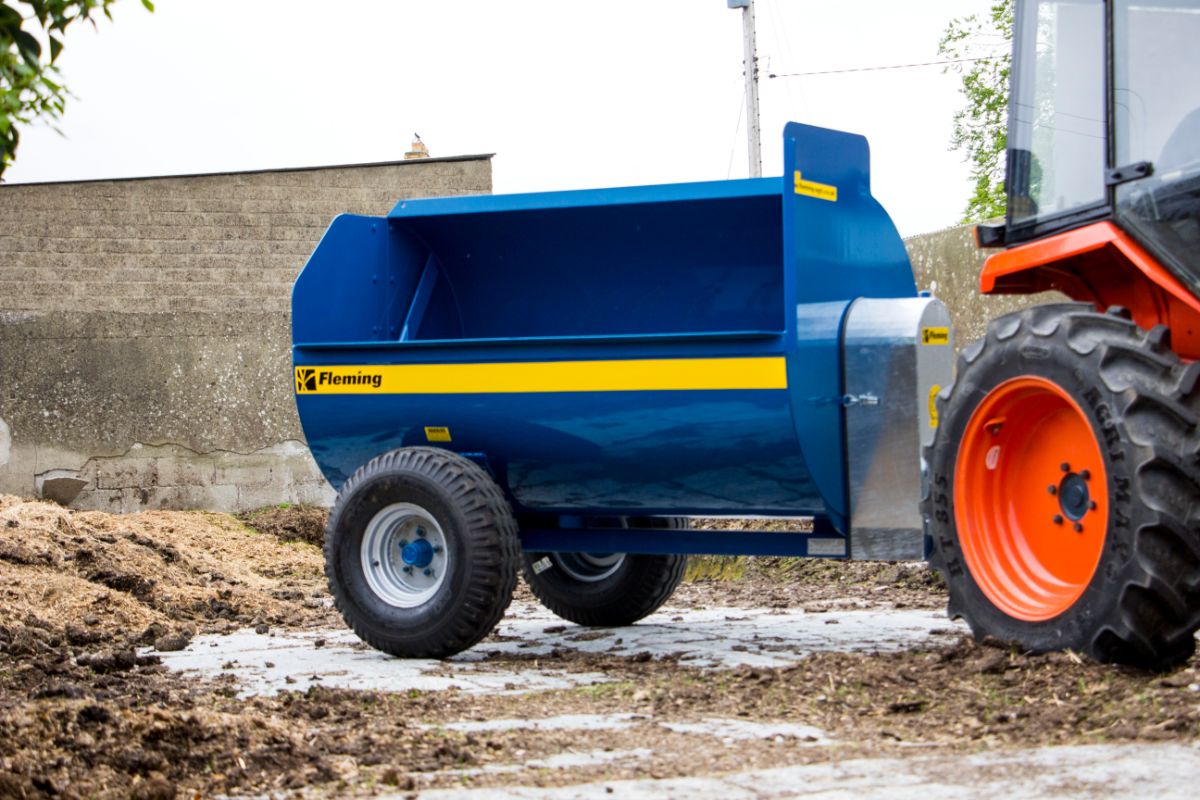 Fleming Muck Spreader | Model MS150 | Width 54" | 25-50 HP | For Tractors