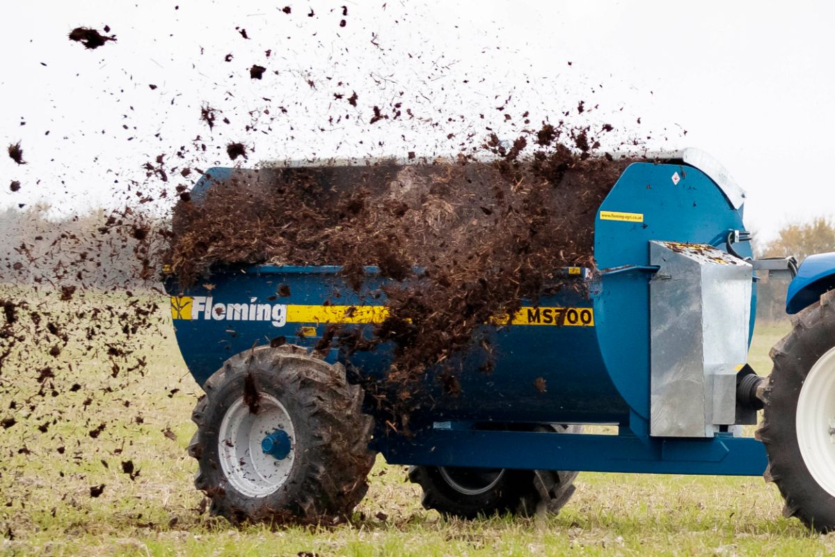 Fleming Muck Spreader | Model MS700 | Width 81" | 60-100 HP | For Tractor & Loaders