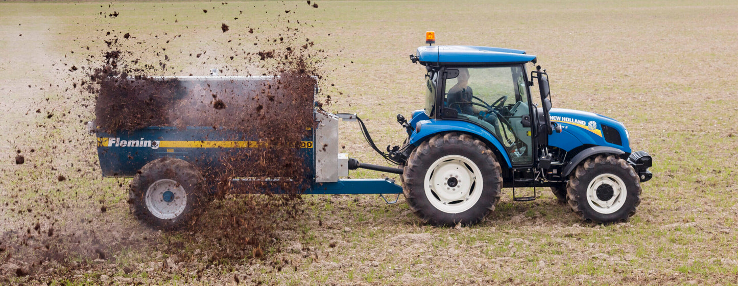 Fleming Muck Spreader | Model MS700 | Width 81" | 60-100 HP | For Tractor & Loaders
