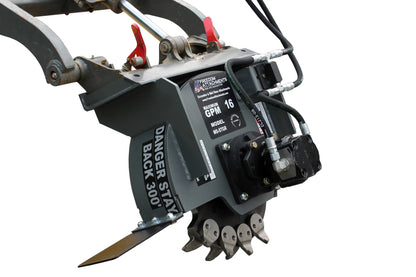 FA Stump Grinder | Model FAMSSG 2400 | Cutting Width 24" | Hydraulic Flow 10 To 25 GPM | For Mini Skid Steers