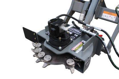 FA Stump Grinder | Model FAMSSG 2400 | Cutting Width 24" | Hydraulic Flow 10 To 25 GPM | For Mini Skid Steers