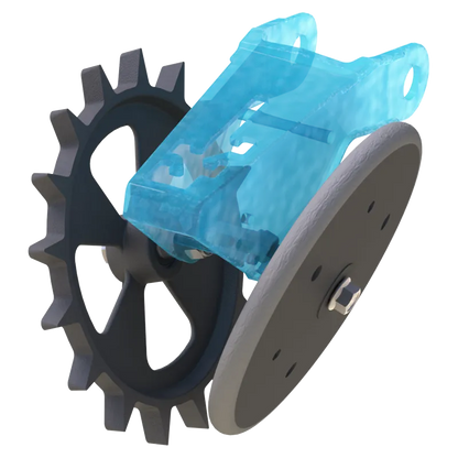 Martin Till FCrusher Closing Wheel | 13.5" Diameter | 9.5 lbs Cast Iron | 40-60 HP | For John Deere, Kinze, Horsch