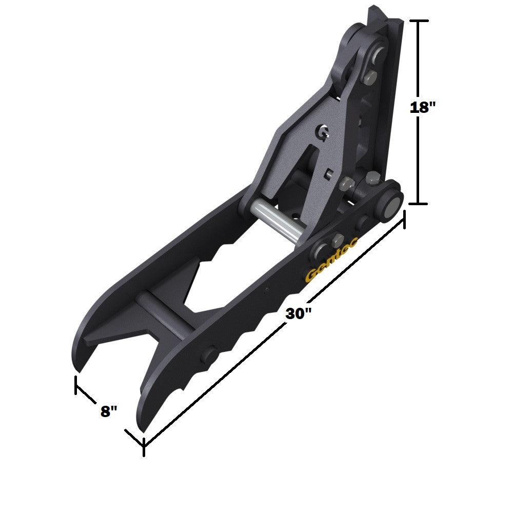 Gentec Equipment Mechanical Weld-On Thumb | Model MT830 | Size 8"x30" | Machine Size 3-4.5 Tons | For Excavators