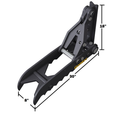 Gentec Equipment Mechanical Weld-On Thumb | Model MT830 | Size 8"x30" | Machine Size 3-4.5 Tons | For Excavators