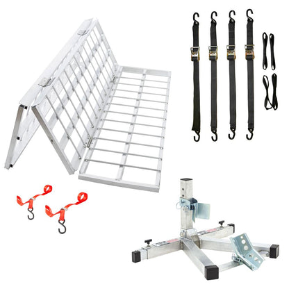 Black Widow Motorcycle Trailer Transport Kit | Model MTK2 | Size 49.13" Wide | Capacity 1,500 lb | For Street, Cruiser & Dirt Bikes