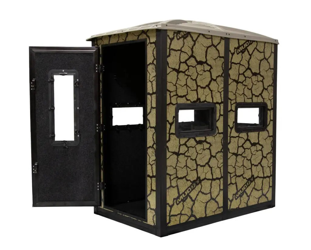 Muddy | Striker Steel Box Blind | MUD-BBBST2000-5C |  6′L x 4′W x 7′H | Weatherproof Thermal Formed | All-Season Concealment | For Deluxe Towers (sold separately)