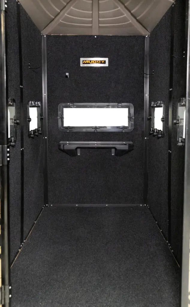 Muddy | Striker Steel Box Blind | MUD-BBBST2000-5C |  6′L x 4′W x 7′H | Weatherproof Thermal Formed | All-Season Concealment | For Deluxe Towers (sold separately)