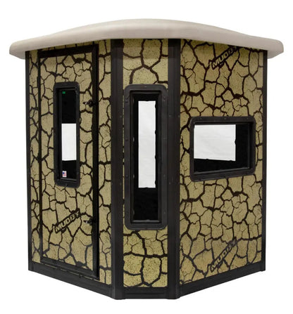 Muddy | Bull XL Steel Box Blind | MUD-BBBST5000 | 6ft Wide x 6.5ft Tall | Therma-Tek Insulated | Heavy-Duty Steel Construction | Thermal, Scent & Noise Control | For Hunting & Outdoor Concealment