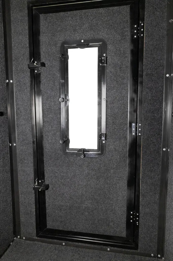 Muddy | Gunner Steel Box Blind | MUD-BBBST100048" | W x 48" L x 84" H | Thermal-Scent-Noise Control | 270 lbs | For Solo Hunter Camouflage Hunting Blind