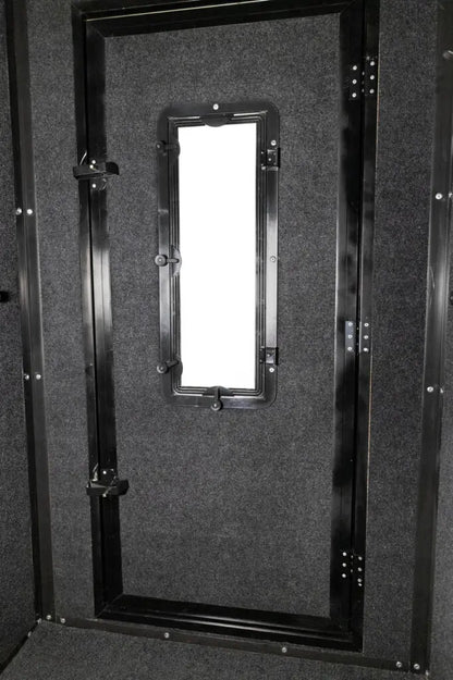 Muddy | Gunner Steel Box Blind | MUD-BBBST100048" | W x 48" L x 84" H | Thermal-Scent-Noise Control | 270 lbs | For Solo Hunter Camouflage Hunting Blind