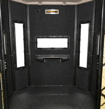Global Equipment Muddy Bull Steel Box Blind | Therma‑Tek | 6′ × 6′ × 6.5′ | For Hunting
