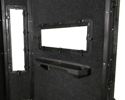 Global Equipment Muddy Bull Steel Box Blind | Therma‑Tek | 6′ × 6′ × 6.5′ | For Hunting
