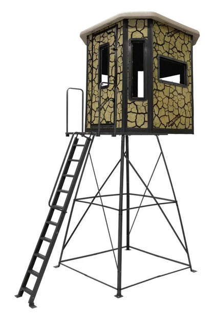 Muddy | Bull XL Steel Box Blind | MUD-BBBST5000 | 6ft Wide x 6.5ft Tall | Therma-Tek Insulated | Heavy-Duty Steel Construction | Thermal, Scent & Noise Control | For Hunting & Outdoor Concealment