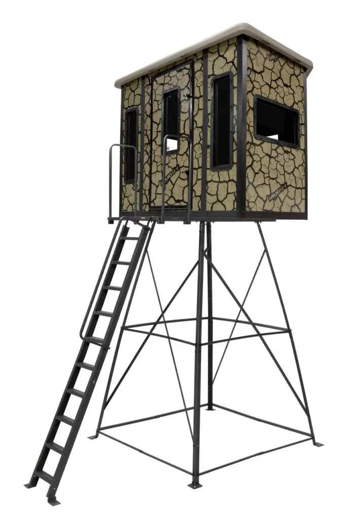 Muddy | Penthouse Steel Box Blind | MUD-BBBST7000 |6' x 7.5' | 530 lbs | Therma-Tek Insulation | For Rifle & Bow Hunters Seeking All-Season Concealment