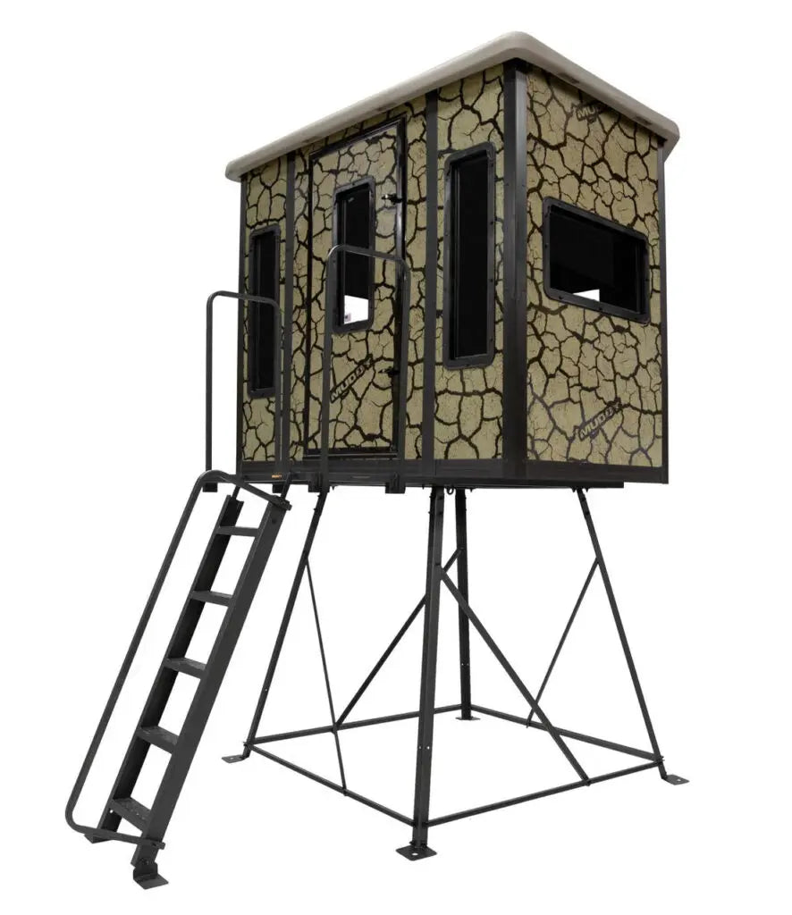 Muddy | Penthouse Steel Box Blind | MUD-BBBST7000 |6' x 7.5' | 530 lbs | Therma-Tek Insulation | For Rifle & Bow Hunters Seeking All-Season Concealment