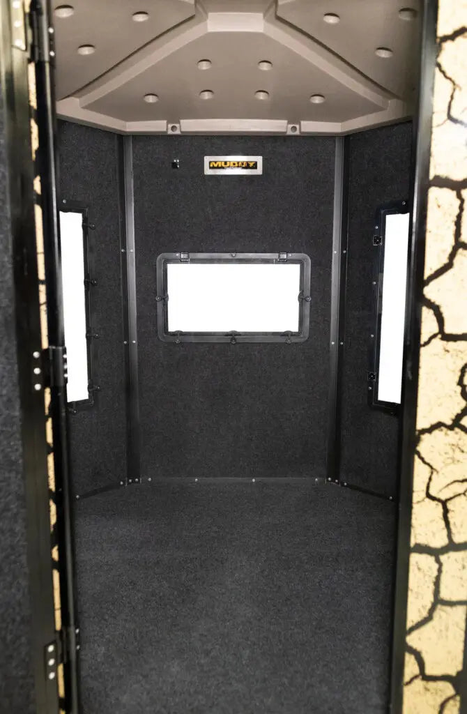 Muddy | Penthouse Steel Box Blind | MUD-BBBST7000 |6' x 7.5' | 530 lbs | Therma-Tek Insulation | For Rifle & Bow Hunters Seeking All-Season Concealment