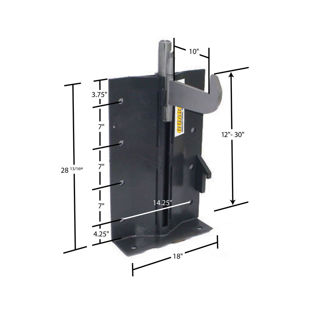 Guardian Industrial Products Truck Restraint | Model MVR100-NL | Manual | 50,000 lb Capacity | For Loading Dock Safety & Refrigerated Trailers