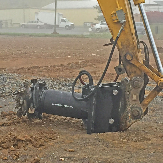RockZone Soil & Dirt Axial Mixer | Model MXR-AX20 & MXR-AX30 | Width 43 To 45 Inches | 10 To 30 Ton | For Excavator