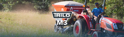 TRILO 5" FT. VACUUM TRAILER M3 COMPACT & MANEUVERABLE VACUUM MOWER FOR TRACTOR