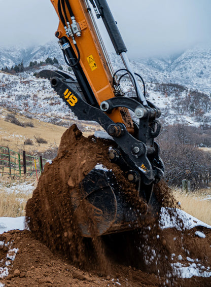 Werk-Brau Main Pin Mount Thumb | Excavator Thumb | 120° Rotation | 1–47.6 Tons | For Excavator