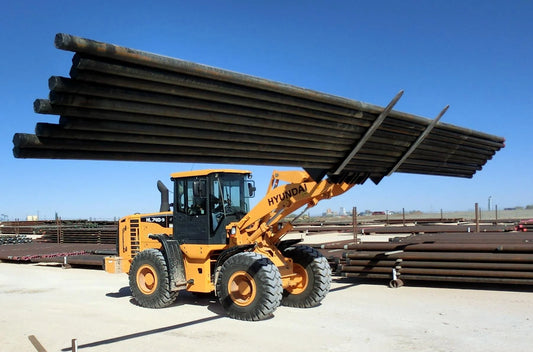 Werk-Brau Manual Adjustable Forks | Width 48"–96" | Class 1–6 | 10–30 GPM | For Wheel Loader
