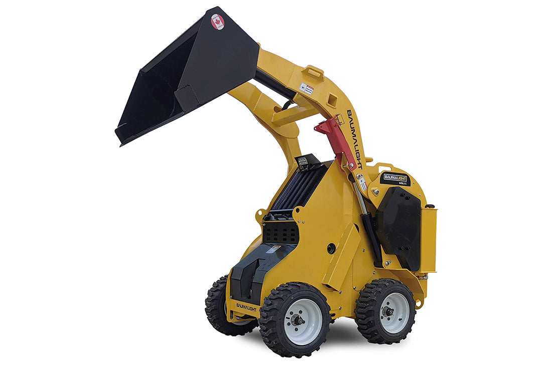Baumalight Wheeled Mini Skid Steer | Model WRL-58G | Width 38" | Length 62" | Hydraulic Flow Range 11 GPM