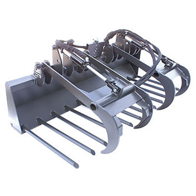 Top Dog Attachments Heavy-Duty Manure Grapple | Width 74” | 15-25 GPM | For Skid Steers