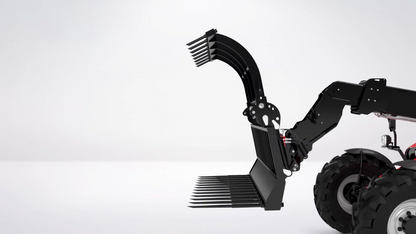 CID X-Treme Manure Fork With Grapple | Width 63" to 84" inches | Tine Thickness 2" inches | For Skid Steer