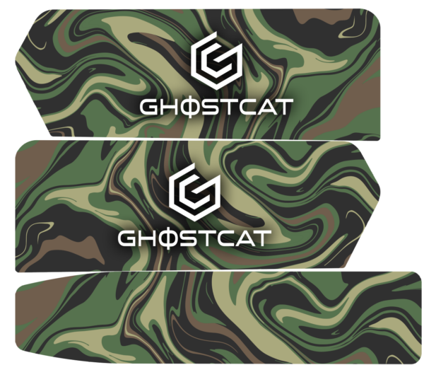 GhostCat Bikes Accessories Bundle | Battery Decals, BMX Kit – F Series, Drift Eight Metal Front Plate, Premium Tapia Seats, Rear Rack & Basket Options | For All Models GhostCat Bikes