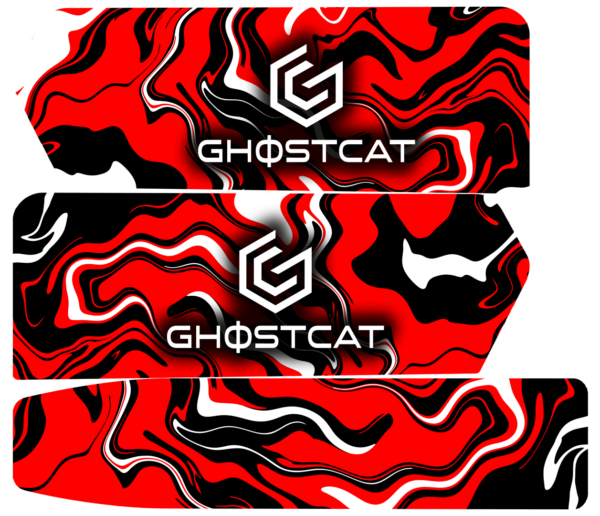 GhostCat Bikes Accessories Bundle | Battery Decals, BMX Kit – F Series, Drift Eight Metal Front Plate, Premium Tapia Seats, Rear Rack & Basket Options | For All Models GhostCat Bikes