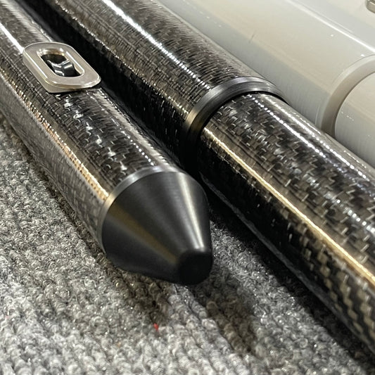 Marsh Tacky Outriggers “LT Series” Light Titanium Internal Carbon Fiber Outriggers (18, 20 or 22ft sets)