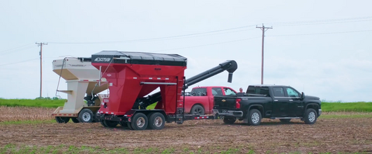 HitchDoc Travis Bulk Cart | 275 Series (Conveyer Model) | Width 101" inches | Horsepower 13 HP | For Tractors & Loaders
