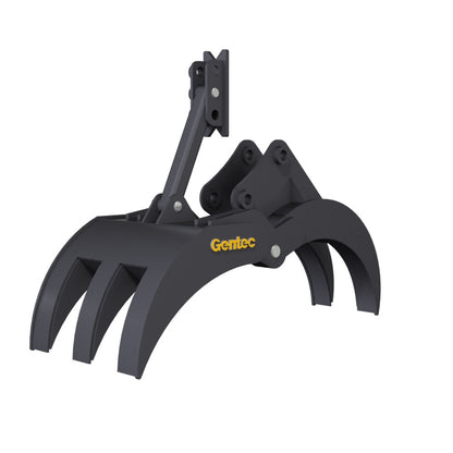 Gentec Equipment Mechanical Grapples | Jaw Width 27" x 17" | Machine Size 6-9.9 Tons | For Excavators