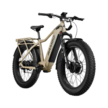 Rambo Electric Bike | Megatron 4.0 PRO Limited Edition | 26" Tires | 2000W Dual Motor AWD | 30Ah LG Battery | Up to 65 Miles Range | For Off-Road Adventure Riders