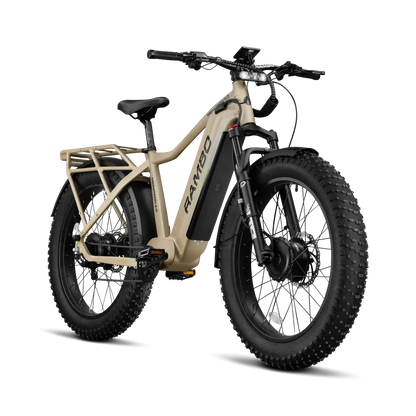 Rambo Megatron 4.0 All-Wheel Drive Electric Bike | 26" Tires | 2000W Dual Motor | Up to 110 Miles Range | AWD/Front/Rear Drive | For Tough Terrain & Adventure Seekers
