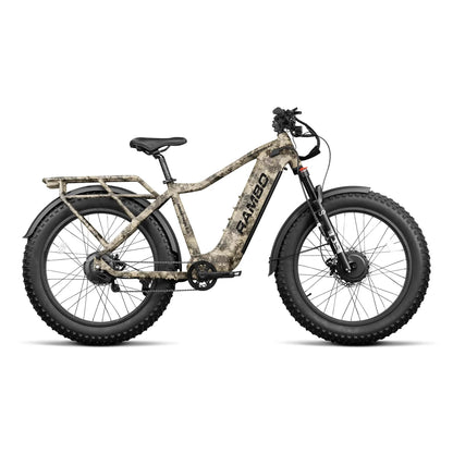 Rambo Megatron 4.0 All-Wheel Drive Electric Bike | 26" Tires | 2000W Dual Motor | Up to 110 Miles Range | AWD/Front/Rear Drive | For Tough Terrain & Adventure Seekers