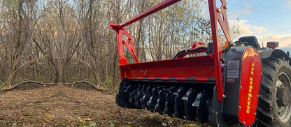 Seppi | Microforst PTO 3PT Forestry Mulcher (Pull Type) | Knives & Carbides | Model 125cc | Working Width 49" Inches | Horsepower 30 To 50 HP | For Tractors